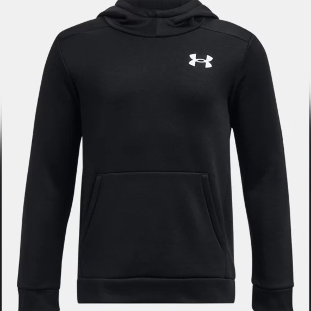 NWT Boys Youth Extra Small Under Armour Fleece Graphic Pullover Hoodie
